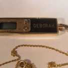 Vintage In graved Deborah Necklace Watch
