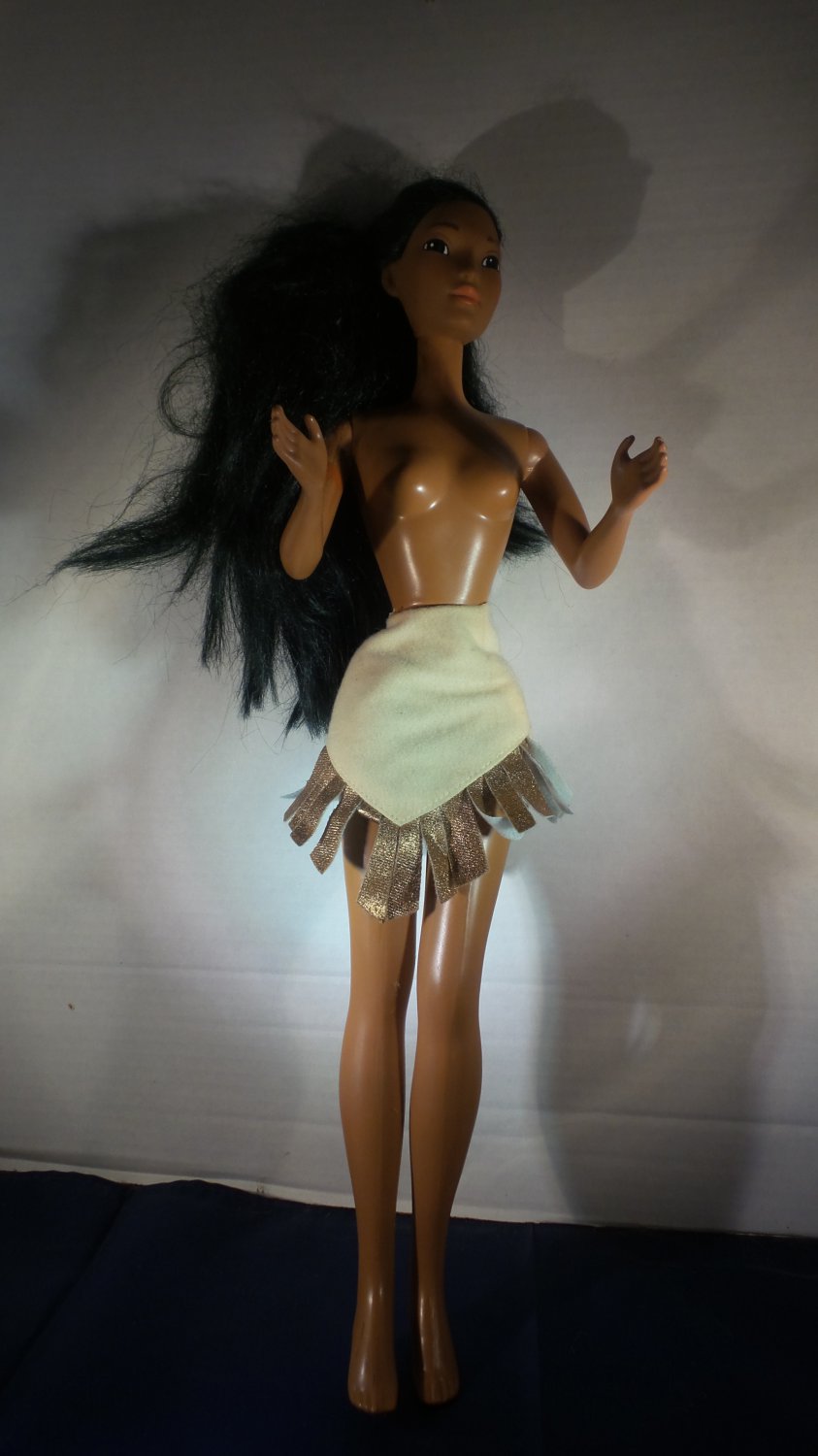 Vintage 1976 Disney Pocahontas Doll Mattel Large 18" Tall Barbie