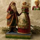 Jim Shore "Mr. and Mrs. Claus with Cookie Tray"