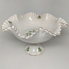 Compote Dish With Shamrocks