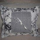Cream/Black toille Dream Pillow