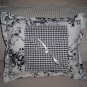 Cream/Black toille Dream Pillow