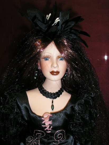 gothic doll dress