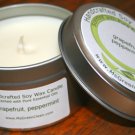 Grapefruit & Peppermint Aromatherapy Scented Soy Candle