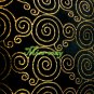 THAI SILK HAND SHOULDER BAG BLACK GOLD TOTE HOBO / B140