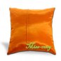 2 THAI SILK THROW CUSHION CASE PILLOW COVER ORANGE / 1114