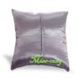 2 THAI SILK THROW CUSHION CASE PILLOW COVER PURPLE / 1123