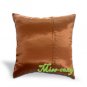 2 THAI SILK THROW CUSHION CASE PILLOW COVER BROWN / 1112