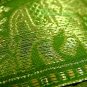 THAI SILK SHOULDER BAG HOBO GREEN ELEPHANT TOTE HANDBAG / B132