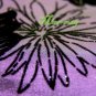 THAI SILK SHOULDER BAG HANDBAG HOBO PURPLE BIG FLORAL TOTE / B145