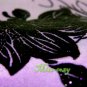 THAI SILK SHOULDER BAG HANDBAG HOBO PURPLE BIG FLORAL TOTE / B145