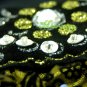 THAI SILK SHOULDER BAG HANDBAG HOBO GOLD EMBROIDERED TOTE / B161
