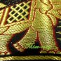THAI SILK SHOULDER BAG HOBO PURPLE EMBROIDERED TOTE / B169