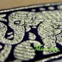 2 THAI SILK CUSHION PILLOW COVER ELEPHANT IVORY / 1131