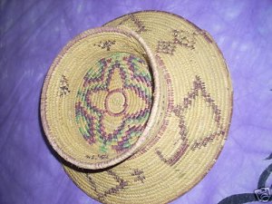 Authentic Handmade African Basket Unique Shape!