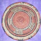 Hand made African Flat Basket