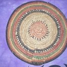 Hand made African Flat Basket