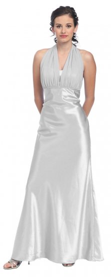 cheap silver evening gowns