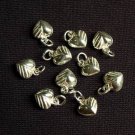 Thai Karen Hill Heart Silver Charms 002