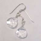 Clear Swarovski Briolette Teardrop Earrings