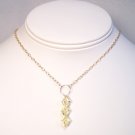 Jonquil Swarovski Crystal Drop Necklace - Sterling Silver