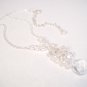 Briolette Pearl & Crystal Cluster Necklace