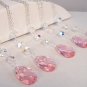 Pink Teardrop Necklaces - Perfect for a Wedding or Every Day Wear