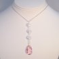 Pink Teardrop Necklaces - Perfect for a Wedding or Every Day Wear