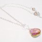 Single Teardrop Bridesmaid Necklace - Purple Haze - Sterling Silver - All Occasion Jewelry