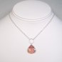 Single Teardrop Bridesmaid Necklace - Purple Haze - Sterling Silver - All Occasion Jewelry