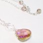 Single Teardrop Bridesmaid Necklace - Purple Haze - Sterling Silver - All Occasion Jewelry