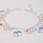 Teardrop Cluster Bridal Bracelet - White Pearls - Wedding Jewelry