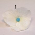 Hydrangea Turquoise Crystal Flower Hairpin
