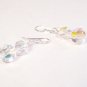 Bianca Crystal Drop Bridal Earrings - Sterling Silver - Wedding Earrings