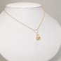 Pearl Pendant Bridesmaid Necklace - 14k Gold Filled - Gold Pearls - Ivory Cream Pearls