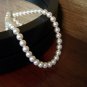 Ivory Chunky Pearl Bridesmaid Necklace - Single Strand - Cream - Wedding