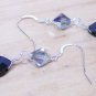 Black Bridesmaid Earrings - Teardrop Crystal - Wedding Jewelry