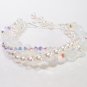 White Pearl and Crystal Bridal Bracelet jewelry - Wedding bracelet