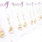 Golden Shadow Teardrop Bridesmaid Earrings - 14k Gold Filled