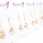 Golden Shadow Teardrop Bridesmaid Earrings - 14k Gold Filled