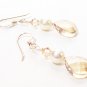 Golden Shadow Teardrop Bridesmaid Earrings - 14k Gold Filled