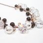 Devlyn Cluster Necklace - Antique Copper - Chunky Necklace