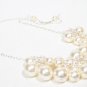 Georgia Pearl Cluster Necklace - Chunky Bridal Necklace