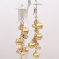 Golden Brown Chandelier Earrings - 14k Gold Filled