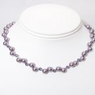 Mauve & Tanzanite Illusion Necklace - Purple - Bridesmaid Necklace Jewelry