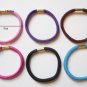12 pcs 4mm Satin Elastic Ponytail Holder Hair Ties DIY Accessories