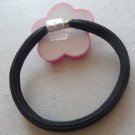 100 pcs..5mm plastic Ponytail Holder Base for DIY in Black and Clear
