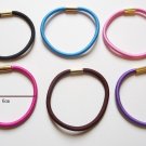 96 pcs 3mm Satin Elastic Ponytail Holder Hair Ties DIY Accessories