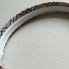 20pc 10mmX 165mm No Ouch, No Slip Flexible Rubber Teeth Strip in Black and White for Headband