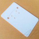 100 Blank Glossy White Necklace Earrings Paper Display Card Jewelry Packaging